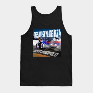 Nissan Skyline Art Car, voiture, Auto Tank Top